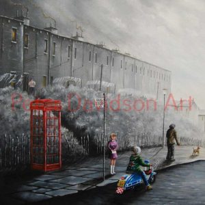 " I can't, my Dad's watching"